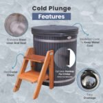 Compact 118-Gallon Single-Person Cold Plunge Ice Bath Tub System - Image 8