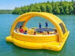 Summer Floating Water Park Inflatable Water Amusement Combo Platform Sofa Dock Tent Built-in Trampolines Custom PVC Material - Image 2