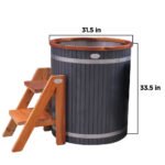 Compact 118-Gallon Single-Person Cold Plunge Ice Bath Tub System - Image 9