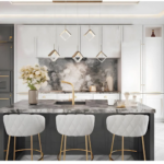 Zeinab 5 Light 40.7"W LED Kitchen Island Pendant Everly Quinn