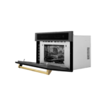ZLINE Autograph Edition 30" 1.6 Cu Ft. Built Microwave Oven in Black Stainless Steel Accents - Image 6