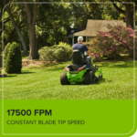 Greenworks 60V 42” Electric CrossoverZ Zero Turn Mower with 8 Ah Batteries and Dual Port Turbo Chargers - Image 10