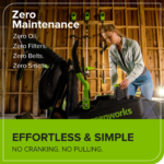 Greenworks 60V 42” Electric CrossoverZ Zero Turn Mower with 8 Ah Batteries and Dual Port Turbo Chargers - Image 6