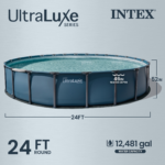 Intex UltraLuxe 52in Above Ground Pool - Image 3