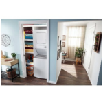 Whirlpool 1.6 Cu. ft Electric Stacked Laundry Center - Image 2