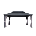 D Aluminum Patio Gazebo Purple Leaf 12 X 16 - Image 3