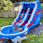 24FT(L) Commercial Grade Water Slide for Adults - Without Blower- (Heavy Duty Full PVC)