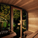 SaunaLife Model CL5G 4 Person Outdoor Cube Sauna - Image 2