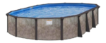 18’x33’x52′′ Emerald Bay – Steel Wall, Tops Seats, Rim and Bottom Track