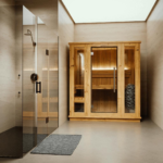 Auburn 2-3 Person Indoor Sauna – Compact & Stylish Door / 6kW KIP Smart Heater + Fenix - Image 8