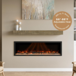 Modern Ember Highmark Luxe LCD Wall Mount Smart Electric Fireplace - Image 10