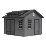 Heartland Summerhill 10-ft x 12-ft Wood Outdoor Storage Shed - Image 2