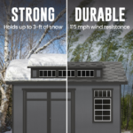Heartland Summerhill 10-ft x 12-ft Wood Outdoor Storage Shed - Image 5