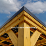 Backyard Discovery Kingsport Cedar Wood Carport with Steel Roof - Image 11