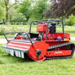 Hot Selling Remote Control Crawler Brush Cutter Grass Mini Robot Flail Working Width 80cm Lawn Mower Customized