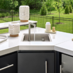 Range Emory Corner Outdoor Kitchen Island Bar - Image 9