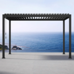 Mirador 111da Outdoor Pergola Patio Shelter w/ Double Aluminum Louvers - Image 2