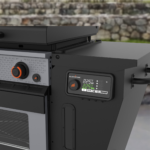 Blackstone Bronco Outdoor Combo Griddle 36 inch 4-Burner Flat Top Grill with Vertical Pellet Smoker - Image 8