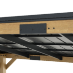 Classic 10FT x 14FT Solid Wood Gazebo With Sloped Roof & Built-in Bar Shelf for BBQ AMERLIFE - Image 7