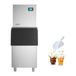 VEVOR Commercial Ice Maker Machine 360LBS/24H Ice-Making Machine with 250LBS Large Storage Bin Auto Self-Cleaning Ice Maker with Touchscreen for Bar - Image 7