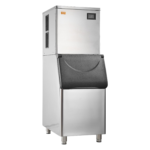 VEVOR Commercial Ice Maker Machine 360LBS/24H Ice-Making Machine with 250LBS Large Storage Bin Auto Self-Cleaning Ice Maker with Touchscreen for Bar - Image 3