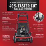 Toro TimeMaster 30″ Personal Pace Gas Lawn Mowers - Image 12