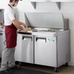 Avantco APT-48-HC 47" 2 Door Refrigerated Sandwich Prep Table - Image 9