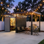 7x7 Metal Storage Shed with 7x7 Covered Porch - Image 16
