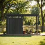 7x7 Metal Storage Shed with 7x7 Covered Porch - Image 6
