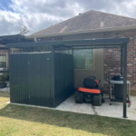 7x7 Metal Storage Shed with 7x7 Covered Porch - Image 4