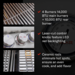 Blaze Premium LTE+ 32-Inch 4-Burner Built-In Gas Grill - Image 10