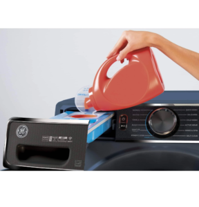 GE 5.0 Cu ft Smart Front Load Steam Washer - Image 4