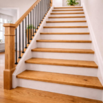 White Oak Stair Treads, Custom Wooden Steps, 40" x 11" x 1"