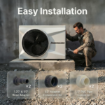 35,000 BTU Pool Heater Inverter Heat Pump for Above Ground Pools - Image 3