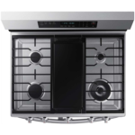 Samsung 6.0 cu. ft. Smart Freestanding Gas Range with Flex Duo - Image 5