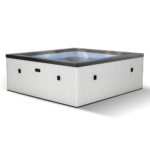 Wave Garda 4/6-Person Square Foam Hot Tub - Image 2