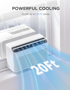 Midea 12,000 BTU Smart Inverter U-Shaped Window Air Conditioner maw12w1qwt - Image 2