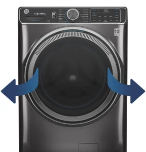 GE 5.0 Cu ft Smart Front Load Steam Washer - Image 2